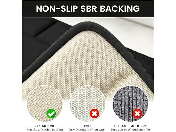 Memory Foam Bath Mat, Large 32''x20'' Ultra