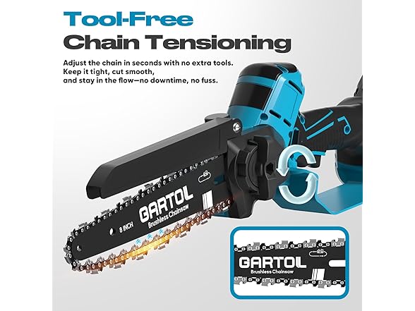 GARTOL 8 inch Mini Chainsaw
