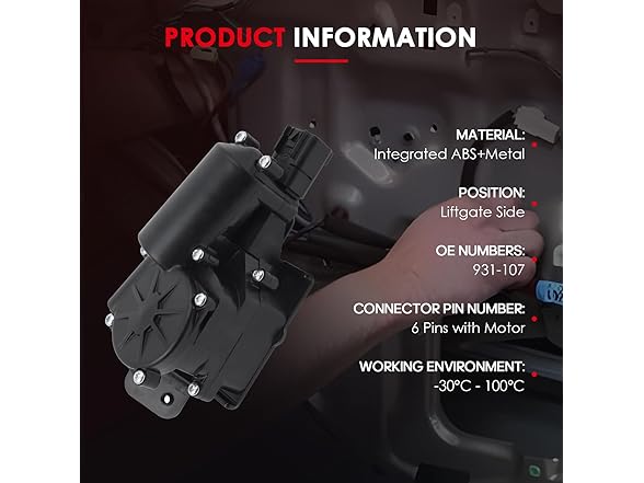 CCIYU Rear Power Tailgate Liftgate Door