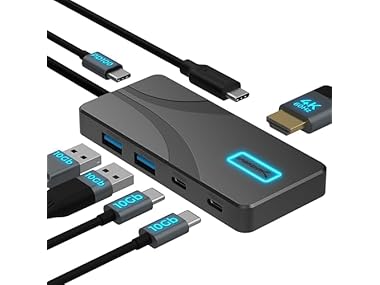 $14.99 SABRENT USB-C 5-in-1 Hub 4K HDMI 100W PD dealfomo