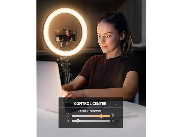 UBeesize 12 inch Ring Light with Stand