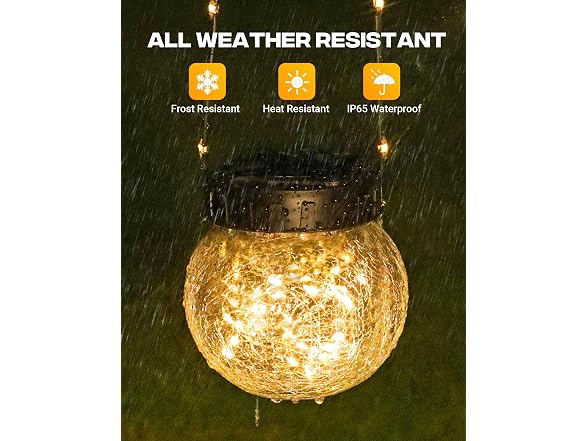 PARTPHONER Solar Lights Outdoor