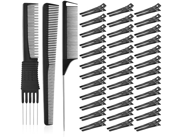 2-Pack Double Prong Curl Clips Set