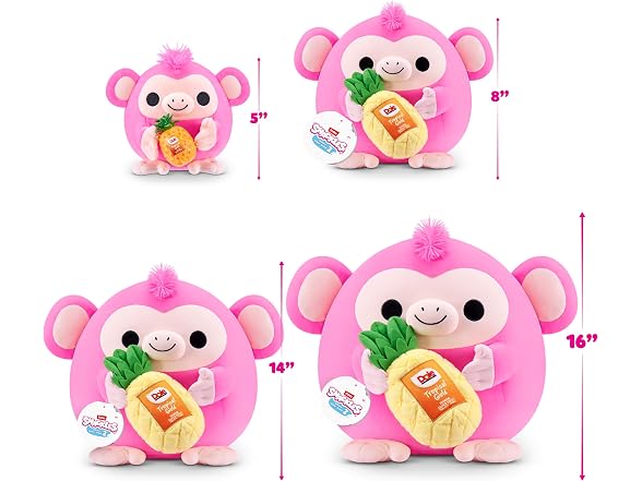 Snackles Series 2 14-inch Snackle (Monkey&Dole Pinapple)