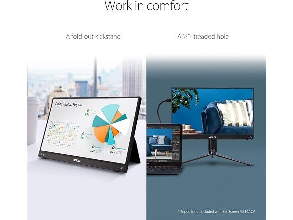 ASUS ZenScreen MB16ACV 15.6 Portable Monitor