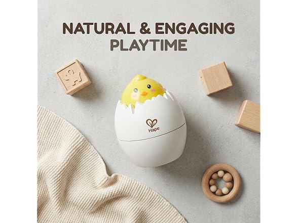 Hape Roll 'n Hatch - Magical Egg-to-Chick Wobbler Toddler Toy