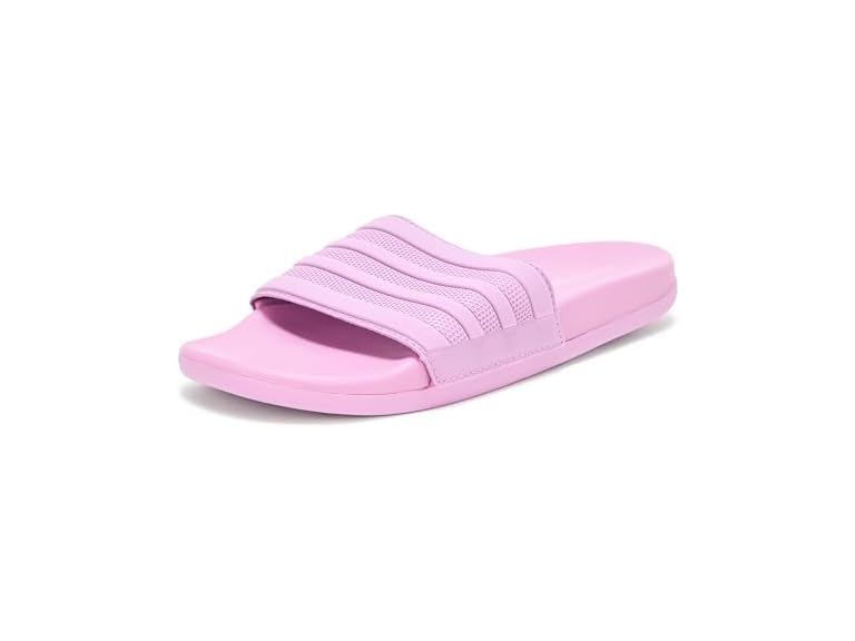 adidas Unisex Adilette Comfort Slide Sandal, Preloved Purple/Preloved Purple/Preloved Purple, 16 US Men
