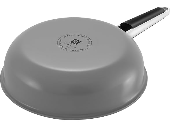 ZWILLING Pure 9.5-inch Stainless Steel Fry Pan, Grey