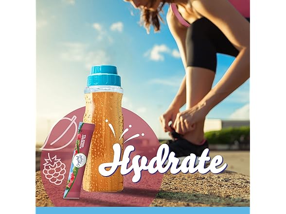 10CT Crystal Light Raspberry Green Tea Packets