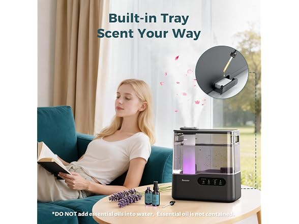 BREEZOME BREEZOME 5L Humidifiers for Bedroom Larg