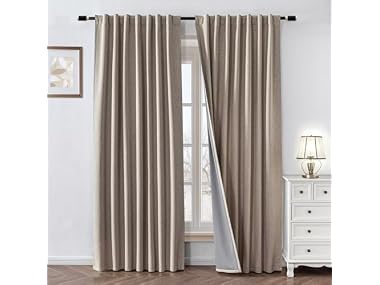 $18.99, Was $33.99, 44% Off! Zyvola 100% Blackout Curtains dealfomo