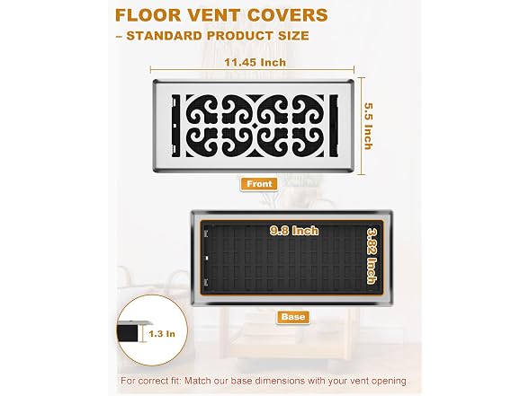 VE NI SCC Satin Nickel Floor Vent Covers