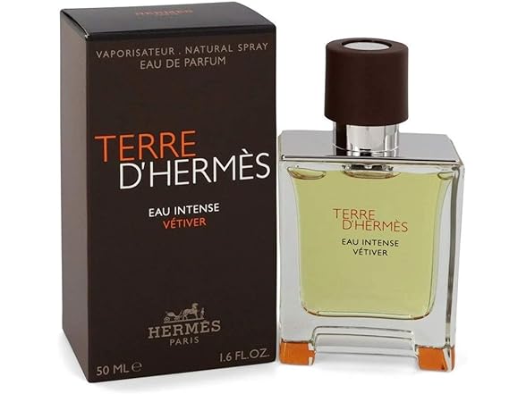 Hermès Terre D'Hermes Eau Intense Vetiver EDP, Woody Aromatic, 50-mL