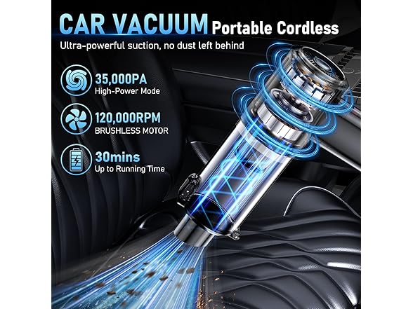 Yedop Portable Car Vacuum