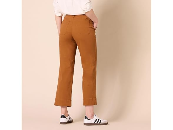 Amazon Essentials Women High-rise Pant Caramel