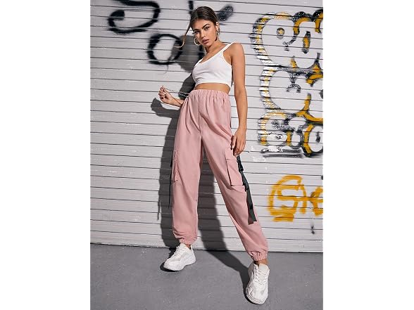 Didk Women (XL) High Waisted Flap Pocket Chain