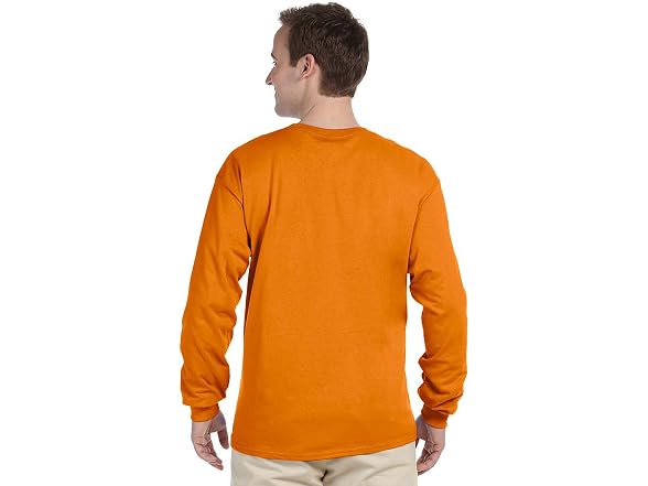 Gildan Men (L) Plain Crew Neck Ultra Long T-Shirt