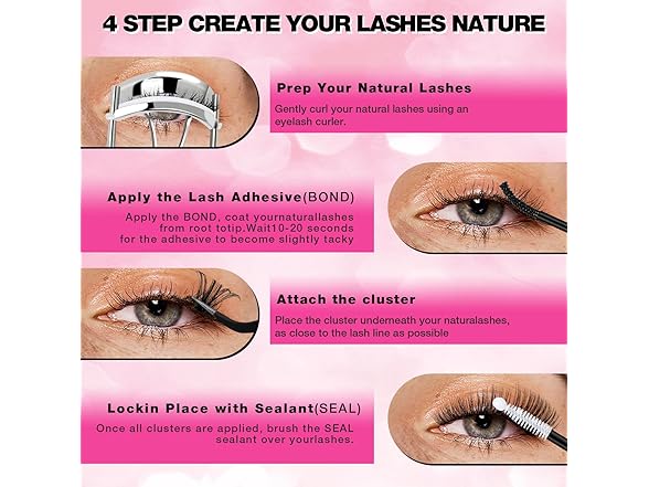 448pcs Lash Clusters Kit
