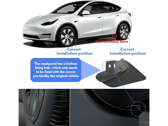 SIGLIN Model Y Mud Flaps
