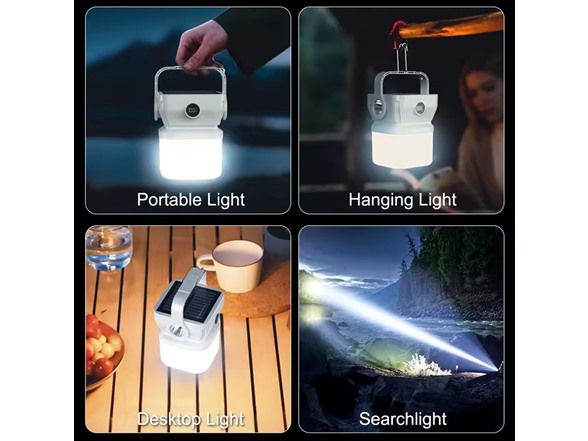 Experts Solar Camping Light with Hook