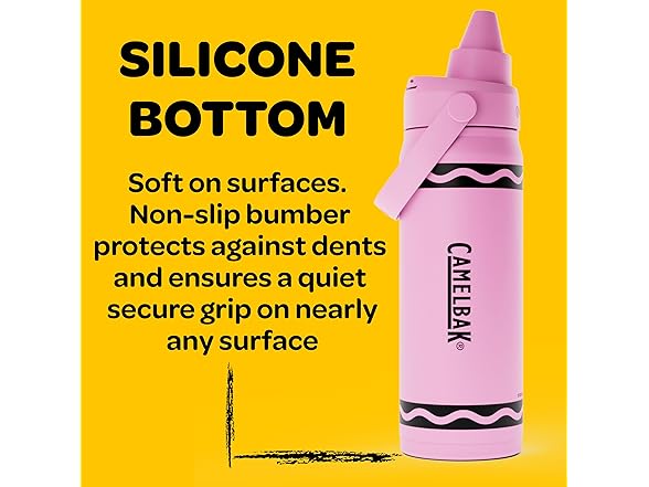 CamelBak Crayola Chug SS Bottle, 16oz, Sky Blue