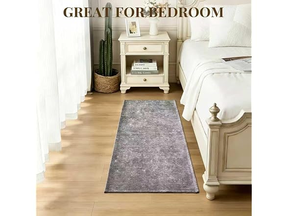 UKISS 2PCS Grey Large Bath Mats