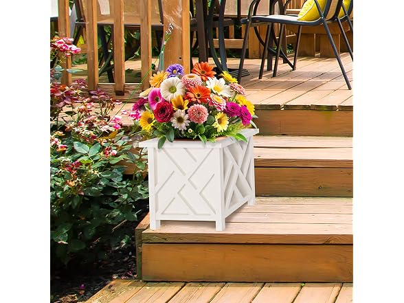 Pure Garden Lattice Design Planter