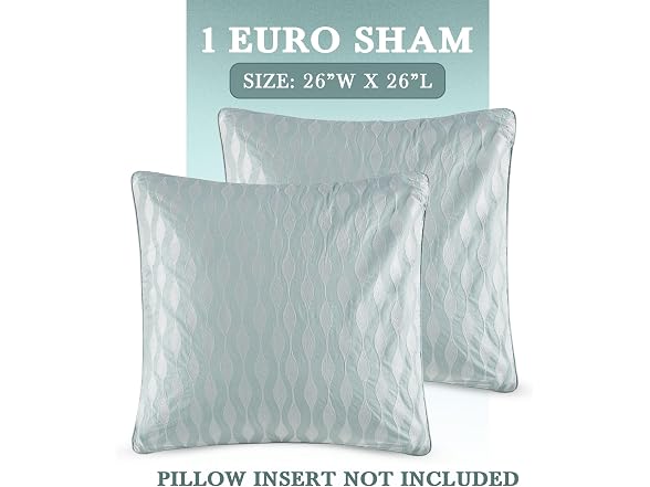 Harbor House Euro Sham,  Blue 26x26