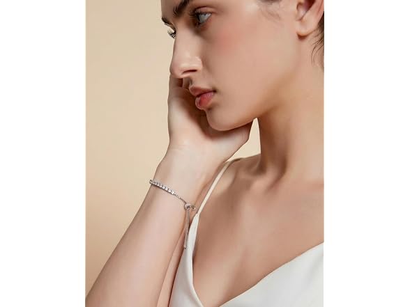 KRKC&CO NS612037 Moissanite Tennis Bracelet