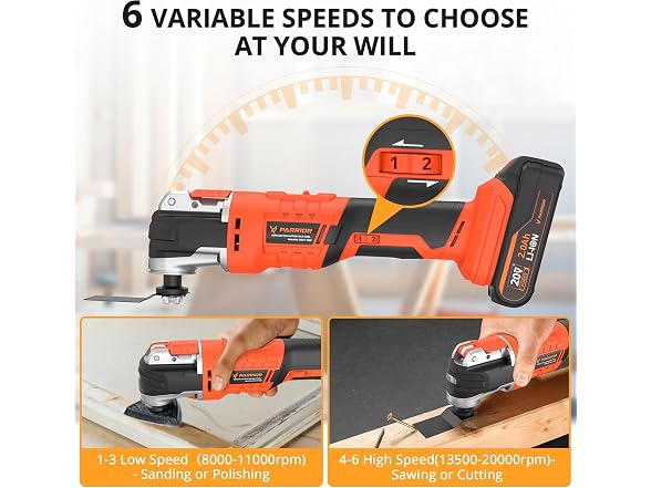 TILSWALL USPROM01 2 Amp Oscillating Saw Orange
