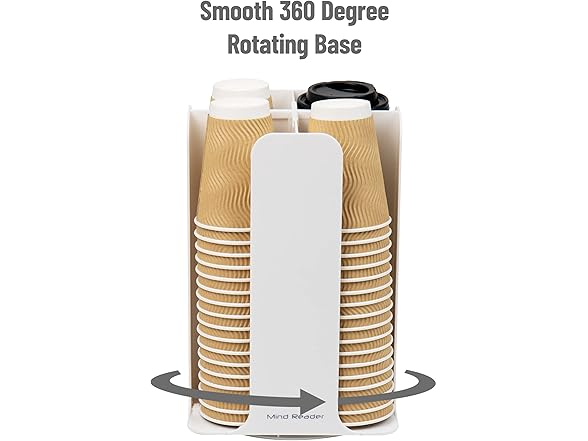 Mind Reader Cup and Lid Carousel