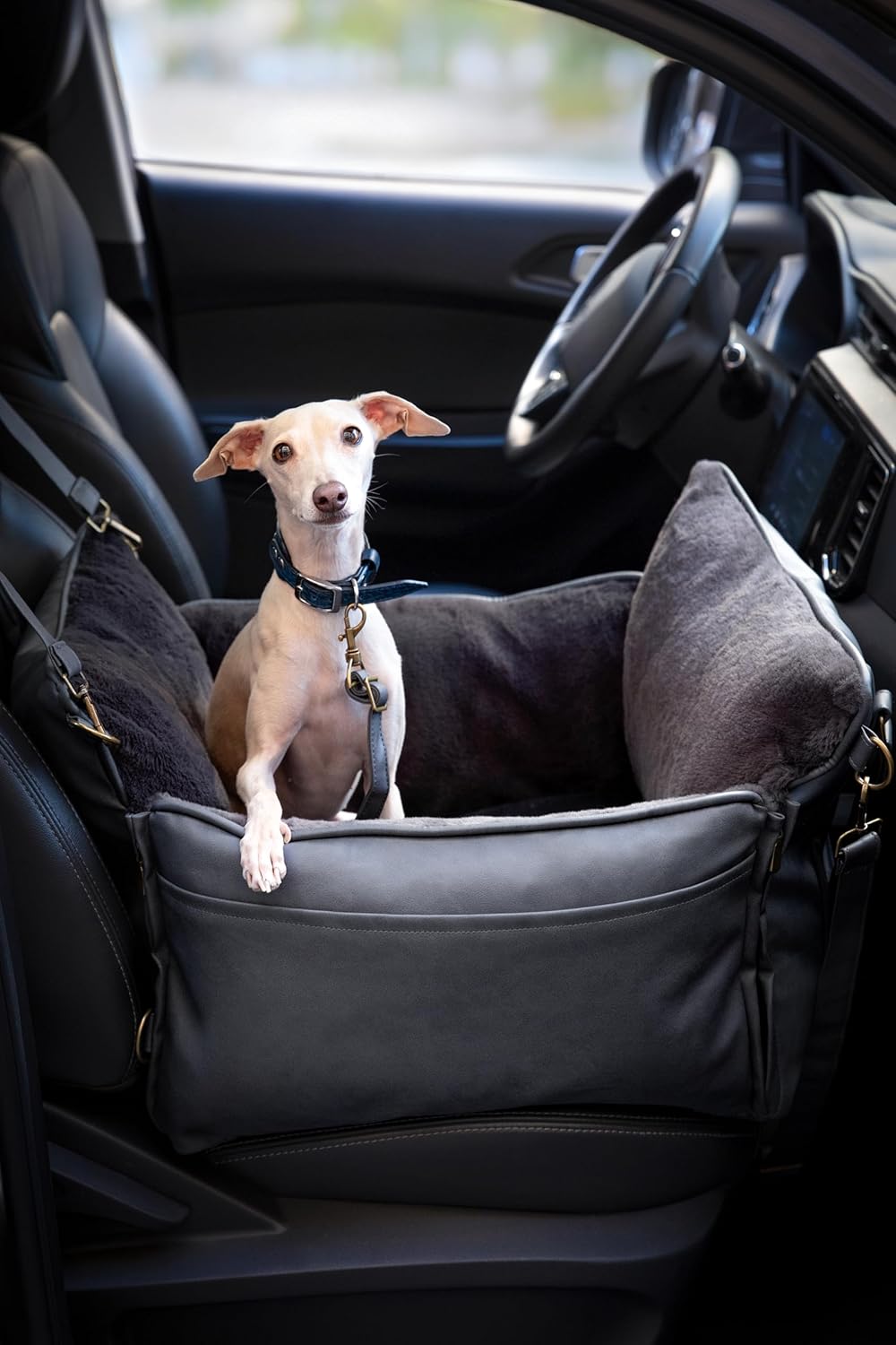 NOAH & PAW Vegan Leather Dog Car Seat Carrier - Gallery 20