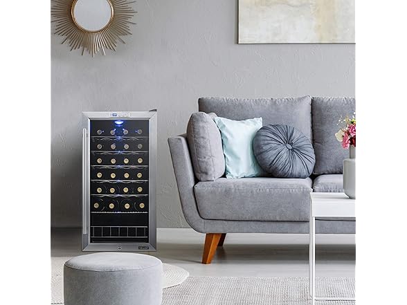 Newair Freestanding Wine Fridge - 27 Bottles
