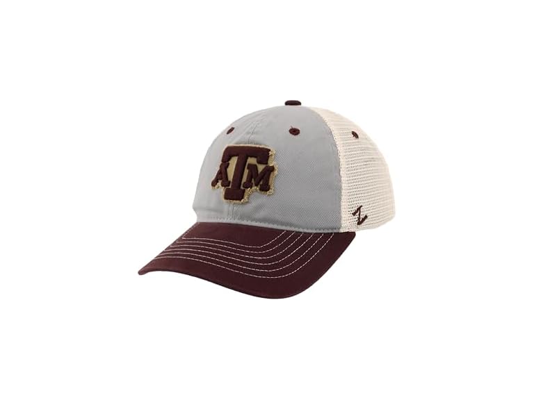 ZHATS Standard NCAA Officially Licensed Hat Snapback Vault Stowe, Stone, One Size
