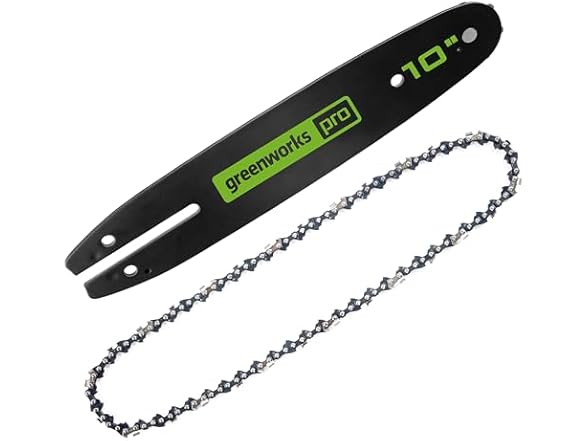 Greenworks 10" Replacement Pole Saw Bar-1/4'' Pitch