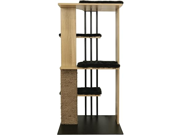4 Cats and Dogs CALTR-L Cali Cat Tree Oak