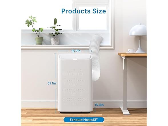 Vossfamul 14,000 BTU 3-in-1 Portable AC