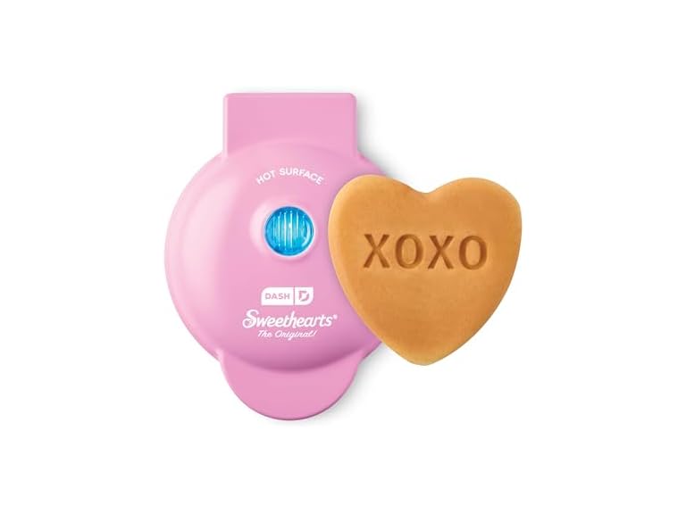 DASH x Sweethearts® Mini Waffle Maker