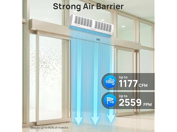 TURBRO 36-Inch Air Curtain Fan