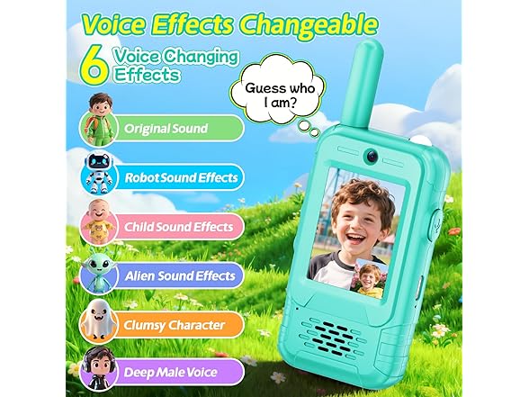 MINIBEAR Video Walkie Talkies for Kids