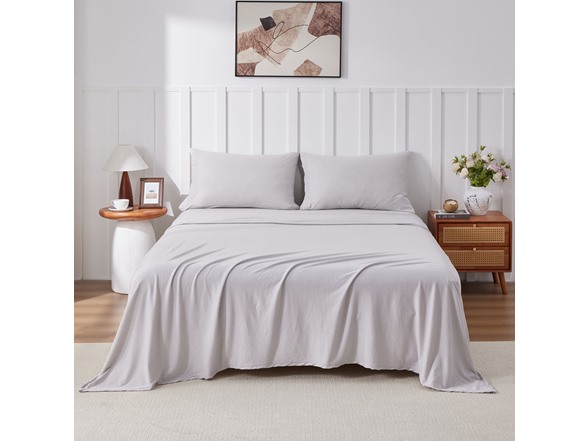 Kathy Ireland Jersey Knit Cotton Sheet Set