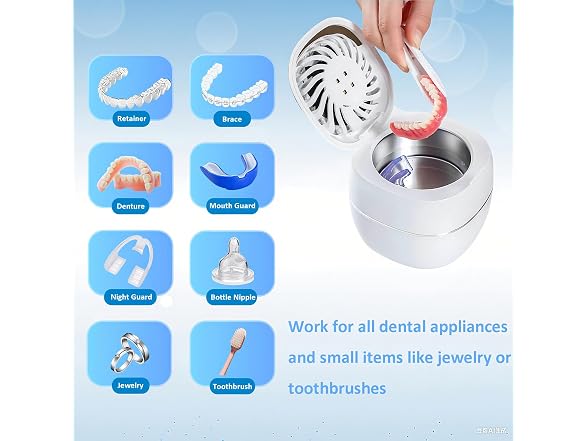 Ultrasonic Retainer Cleaner w/ Dryer