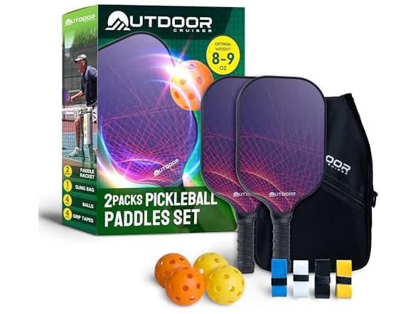 Outdoor Cruiser Pickleball Racket Set