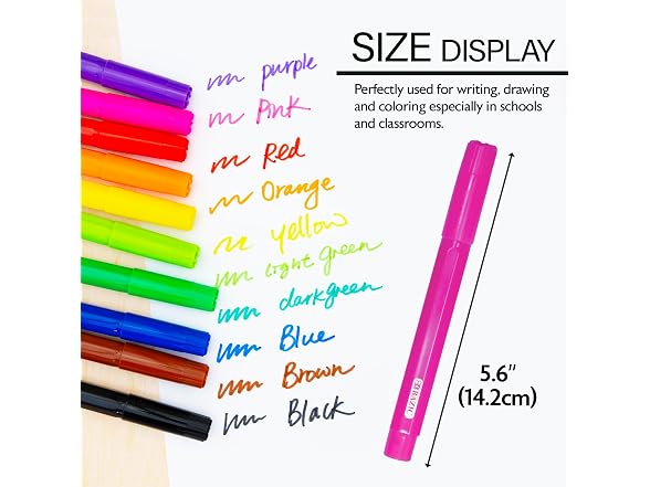 BAZIC PRODUCTS Washable Jumbo Markers