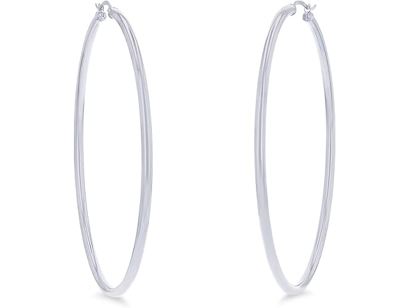 14k White Gold Solid Polished Round
