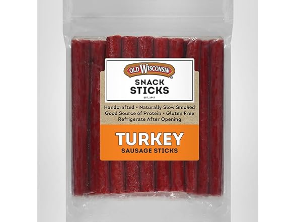 Old Wisconsin Turkey Sausage Snack Sticks, 16 oz
