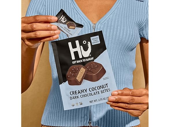 Hu Creamy Coconut Dark Choc Bites 6pk
