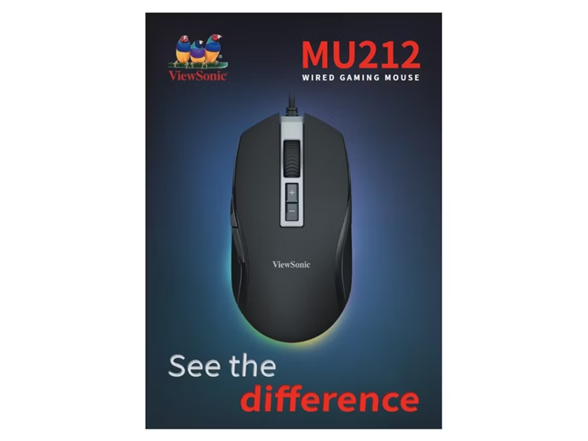 ViewSonic MU212 Wired Gaming Mouse