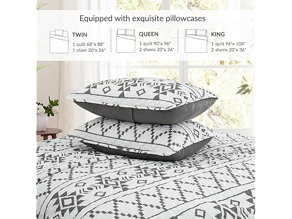 Whale Flotilla Quilt Queen Set