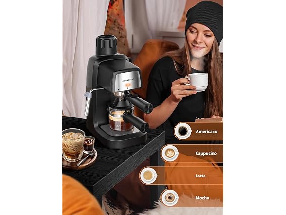 KEENSTAR 3.5 Bar 4-Cup Espresso Maker